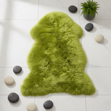 Irish Sheepskin Rug/Throw - Green