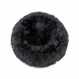 Irish Sheep Wool Pet Bed - Black