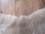 Irish Sheepskin Rug - Cappuccino. The Irish Woollen Workshop