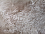 Irish Sheepskin Rug - Cappuccino. The Irish Woollen Workshop