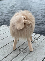 The Irish Woollen Workshop - Medium Woollen Sheep Figurine Cappuccino