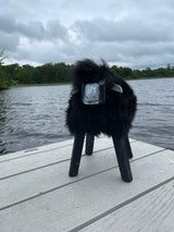 Small Woollen Sheep Figurine - Black The Irish Woollen Workshop