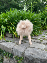 Medium Woollen Sheep Figurine - Cappuccino The Irish Woollen Workshop