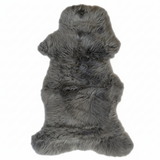 Irish Sheepskin Charcoal Rug - Grey mix The Irish Woollen Workshop