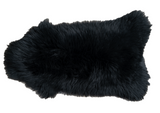 Irish Sheepskin Rug/Throw - Black The Irish Woollen Workshop