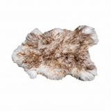 Irish Sheepskin Rug - Tip Brown The Irish Woollen Workshop