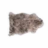 Sheepskin Rug - Tip Black Theirishwoollenworkshop.com