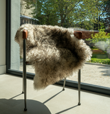 Sheepskin Rug - Tip Black Theirishwoollenworkshop.com