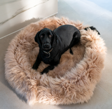 Irish Sheep Wool Pet Bed -Cappuccino The Irish Woollen Workshop