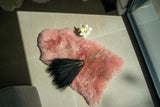 Irish Sheepskin Rug/Throw - Dusty Pink The Irish Woollen Workshop