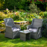 Square Sheepskin Seat Pad - Tipped Black The Irish Woollen Workshop