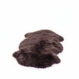 Irish Sheepskin Rug/Throw - Brown The Irish Woollen Workshop