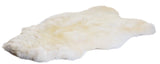Large White Sheepskin Rug 120+cm