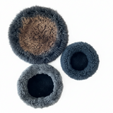 Irish Sheep Wool Pet Bed - Brown