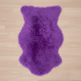 Irish Sheepskin Rug/Throw - Purple
