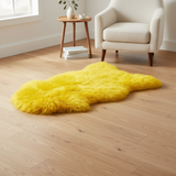 Irish Sheepskin Rug - Yellow