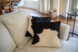 Black & White Cowhide Cushion