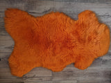 Sheepskin Rug Orange
