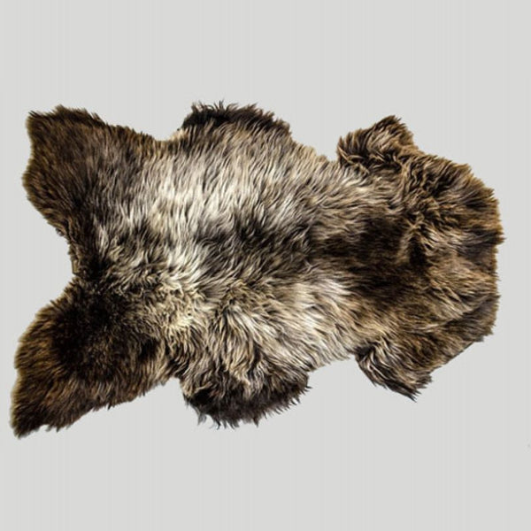 Rare breed sheepskin rug 