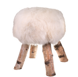 Nature Stool with Rustic Legs