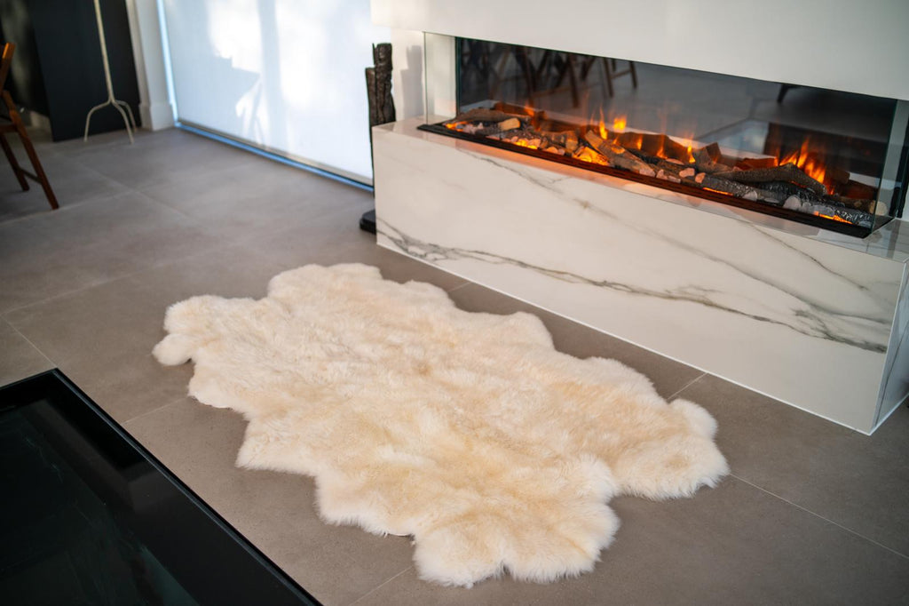 Quadnod Rug Quad Sheepskin Rug – The Irish Woollen Workshop