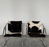 Black & White Cowhide Cushion