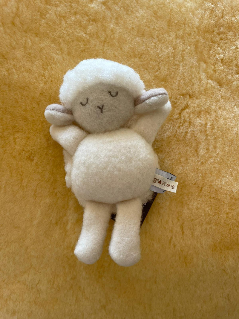Soft sheepskin toy